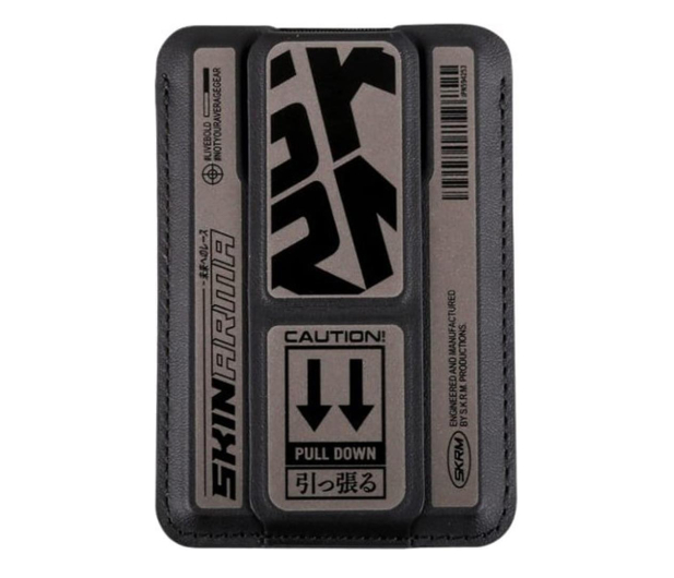 Skinarma Kado Kira Kobai Wallet Mag-Charge Grip Stand gunmetal - 1317011 - zdjęcie